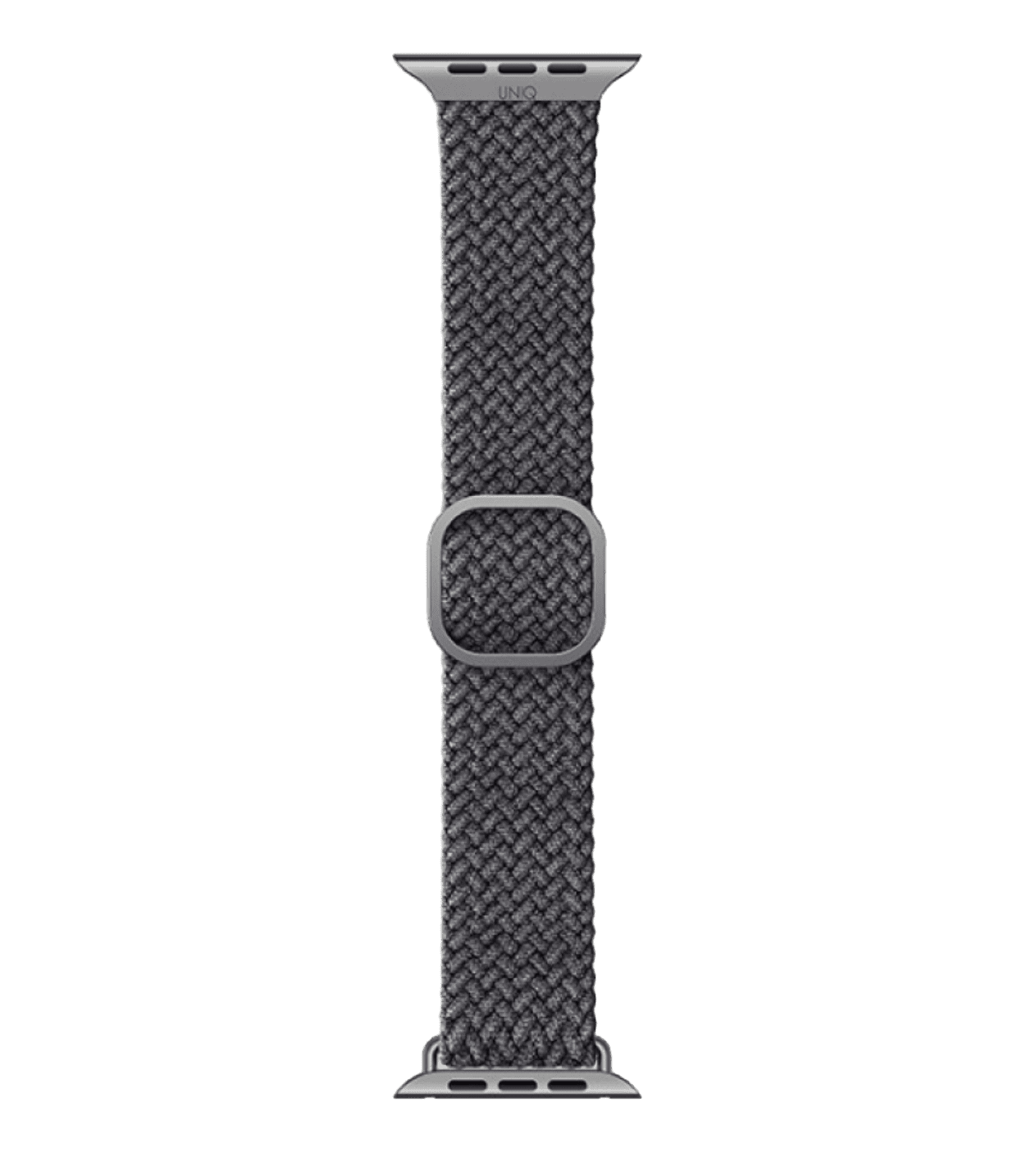 Ремешок UNIQ Aspen Adjustable Braided Band With Stainless Steel Buckle 45/44/42MM Grey