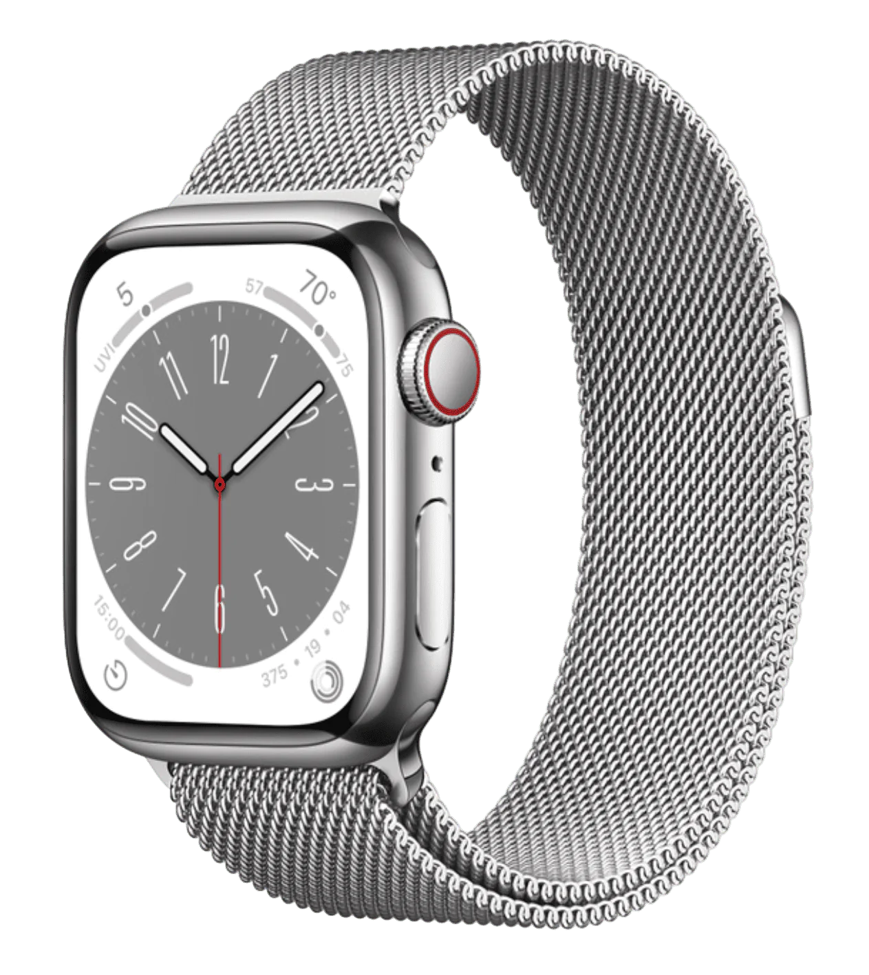 Ремешок Apple Watch 44mm Silver Milanese Loop