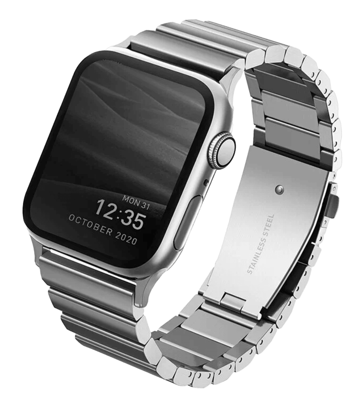 Ремешок UNIQ Strova Adjustable Steel Band For Apple Watch 49/45/44/42MM Silver