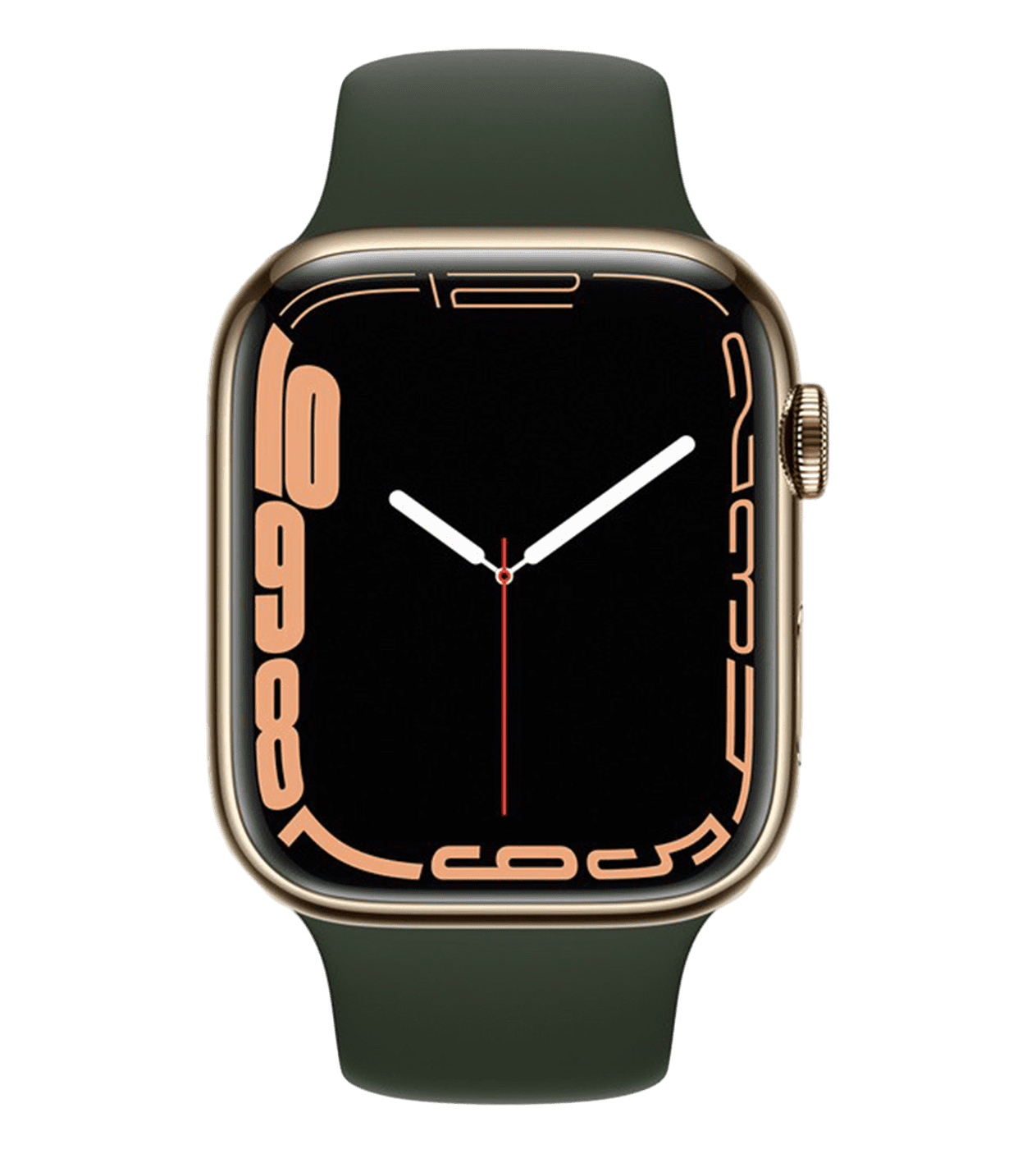 Часы Apple Watch Series 7 Gold Stainless Steel Case with Sport Band