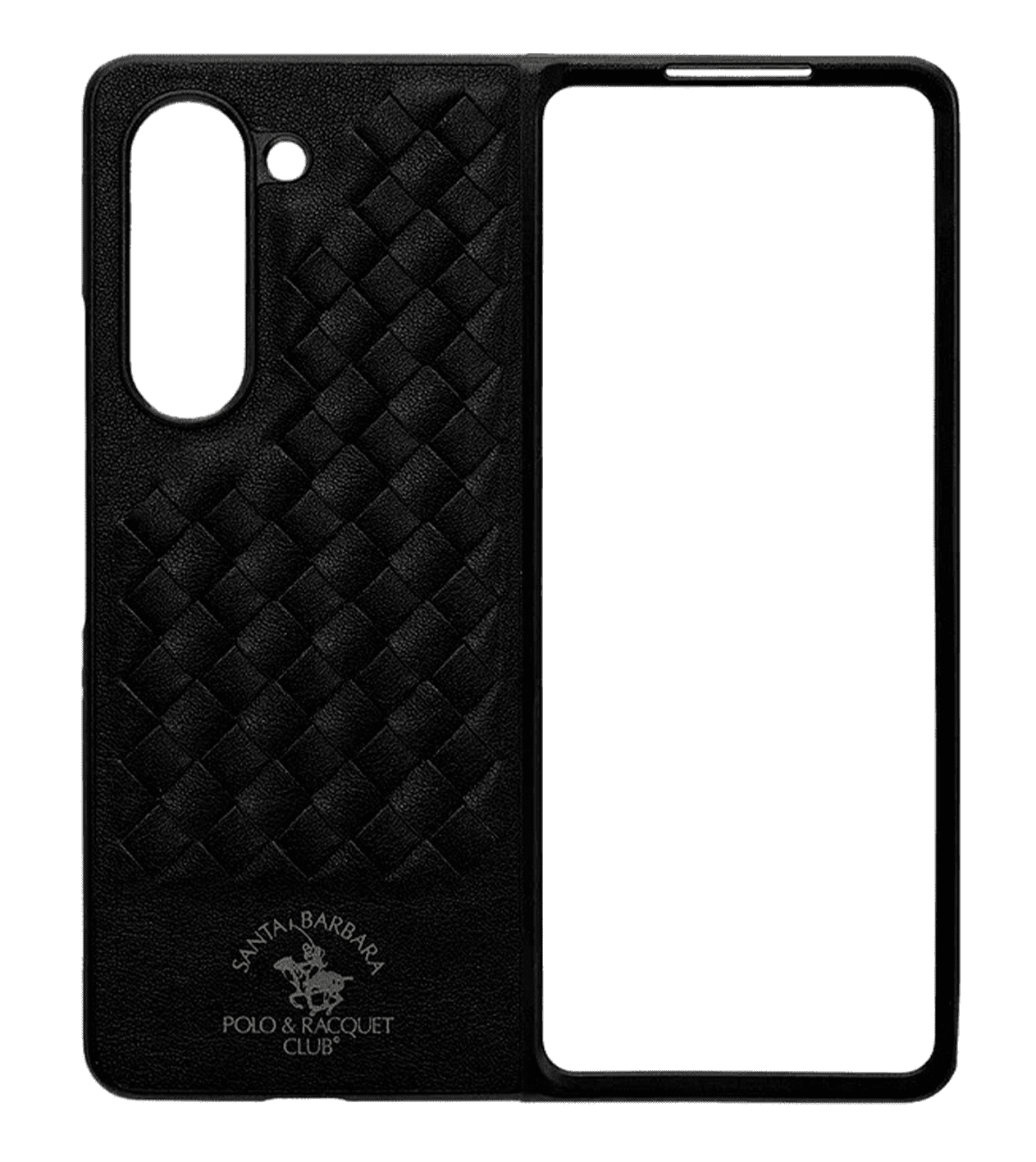 Samsung Galaxy Z Fold 5 uchun Santa Barbara Polo &amp; Racquet Club Ravel seriyali sumkasi (qora)