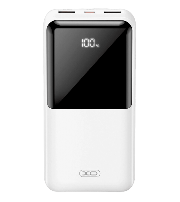 Внешний аккумулятор XO-PR206 Bidirectional Fast Charging Power Bank 20000mAh White