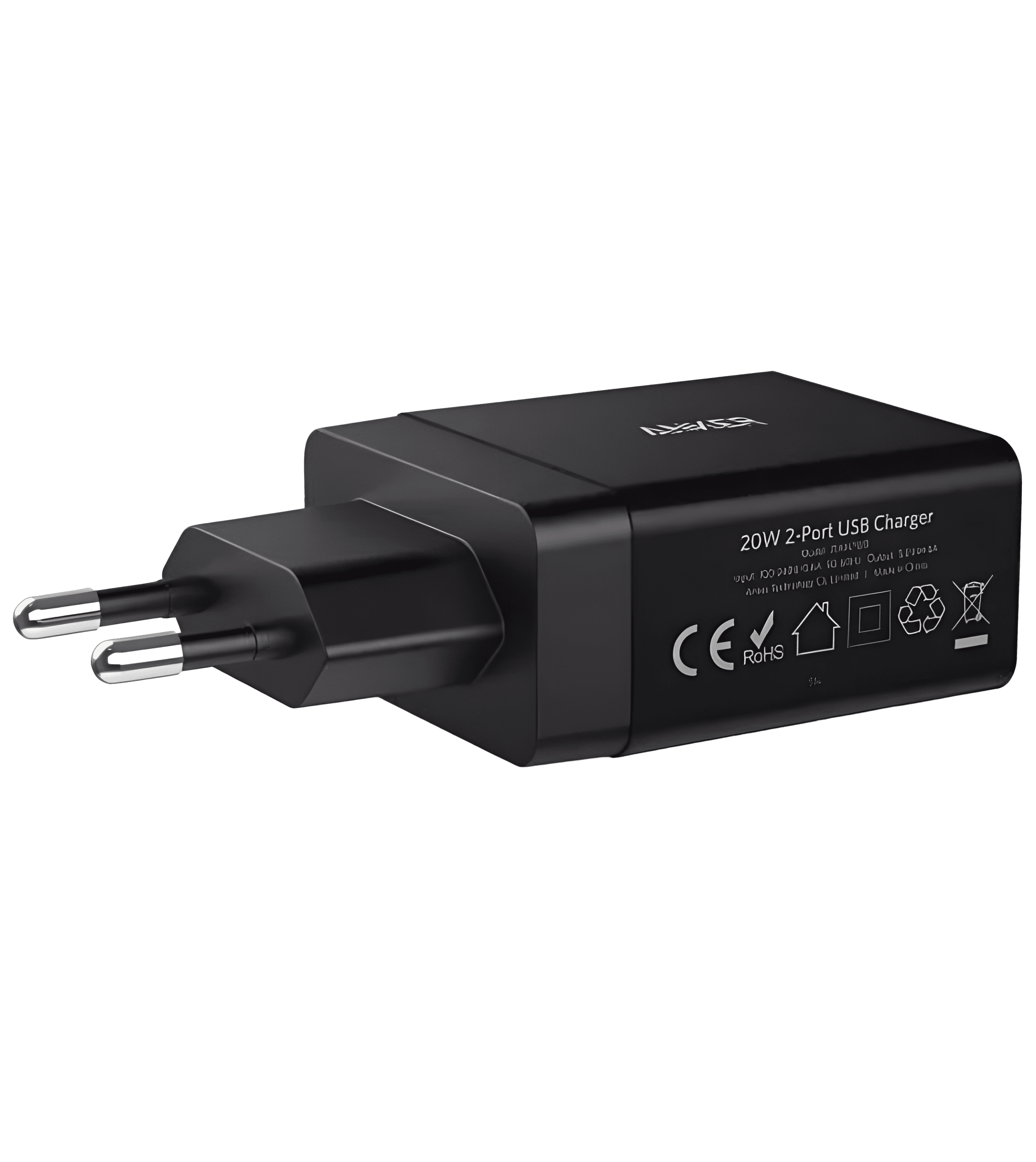 Зарядное устройство Anker 24W 2-Port USB Charger Black