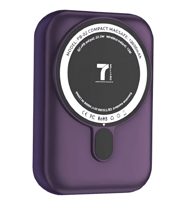 Внешний аккумулятор 7 Milliard Compact MagSafe Power Bank 10000mAh Purple