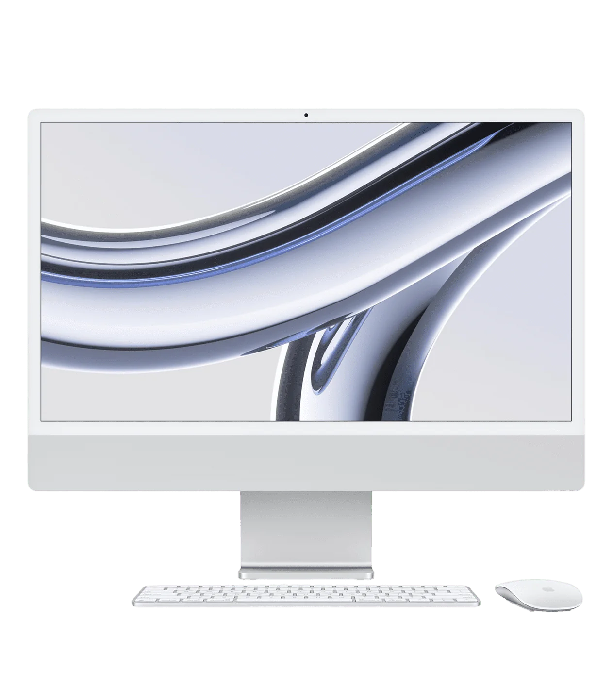 Hammasi birda Apple iMac 24 dyuymli M3/10/16/512 GB kumush