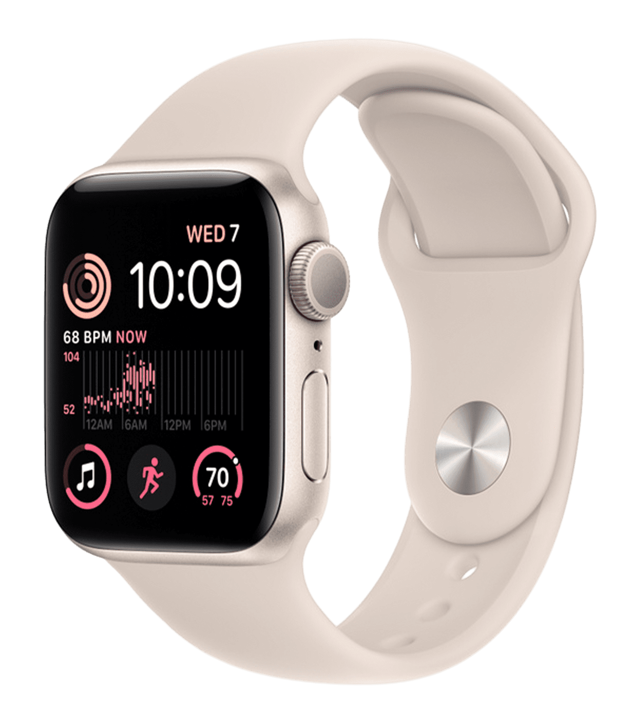 П/Г Часы Apple Watch SE 2nd Gen/Starlight Aluminum Case/Starlight Sport Band 40MM