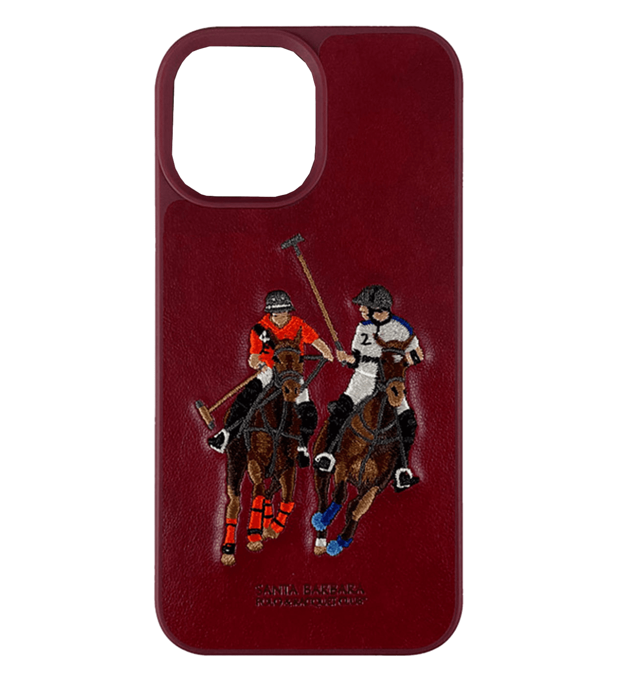 Чехол Santa Barbara Polo & Racquet Club Jockey Series For iPhone 13 Pro Max Red