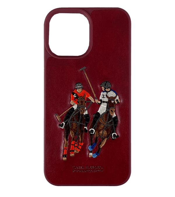 Чехол Santa Barbara Polo & Racquet Club Jockey Series For iPhone 13 Pro Max Red