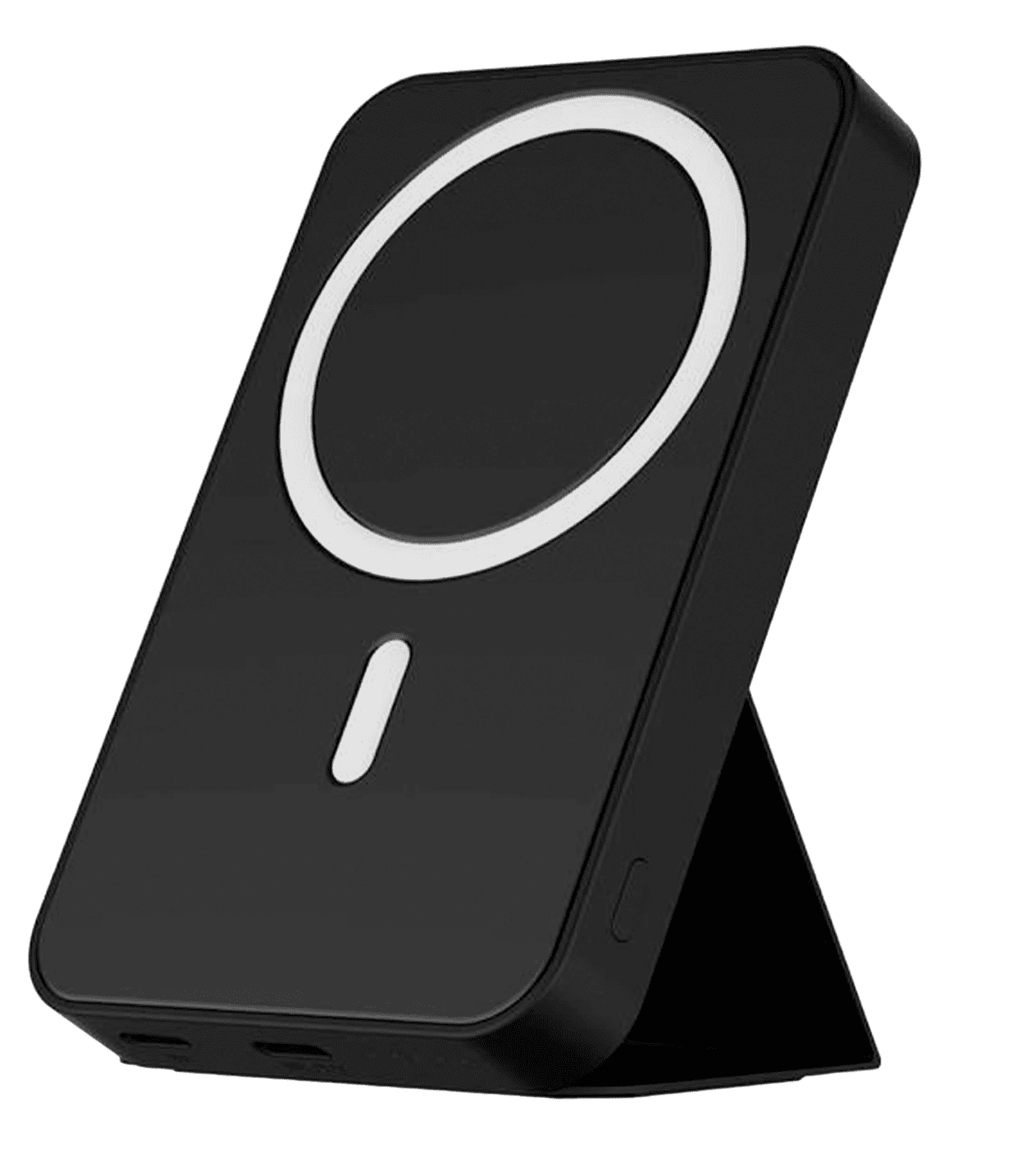 Внешний аккумулятор DEVIA 20W PD Magnetic Wireless Bracket Power Bank 5000mAh Black