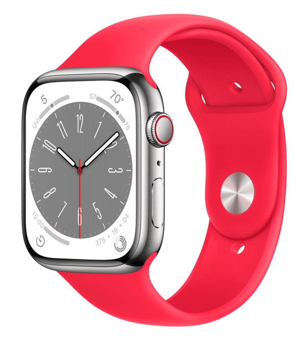 Часы Apple Watch Series 8 Silver Stainless Steel Case with Sport Band