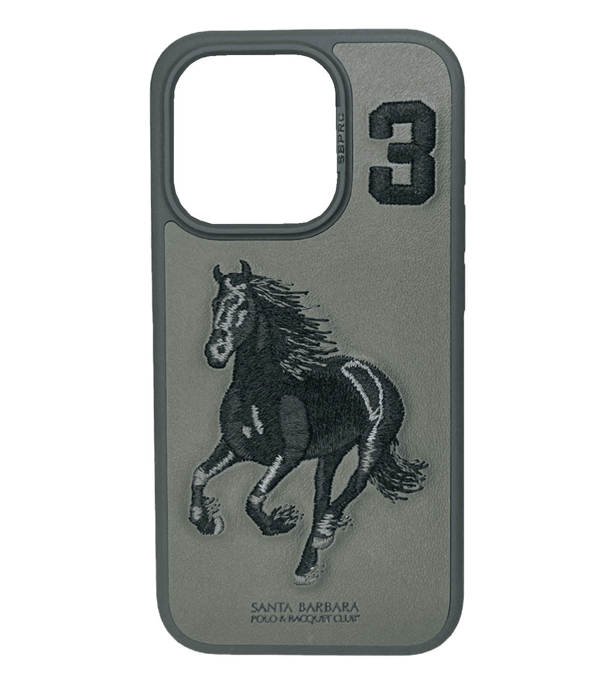 Чехол Santa Barbara Polo & Racquet Club Boris Series For iPhone 15 Pro Max (Black)