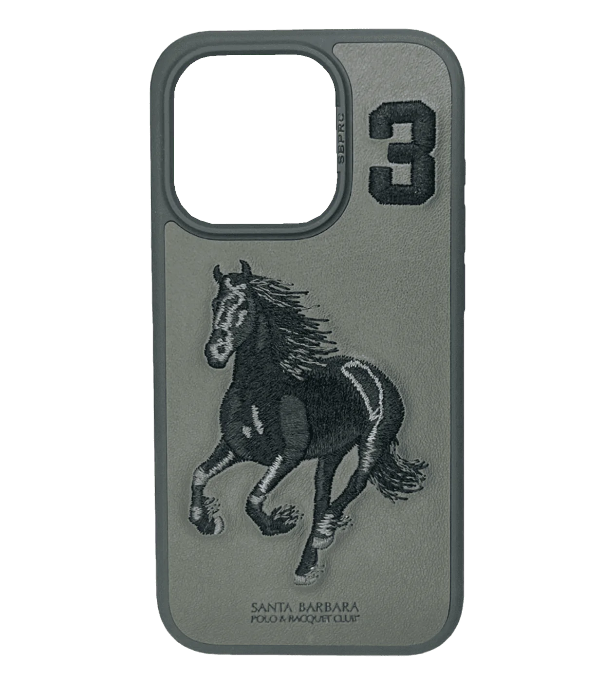 Чехол Santa Barbara Polo & Racquet Club Boris Series For iPhone 15 Pro (Black)