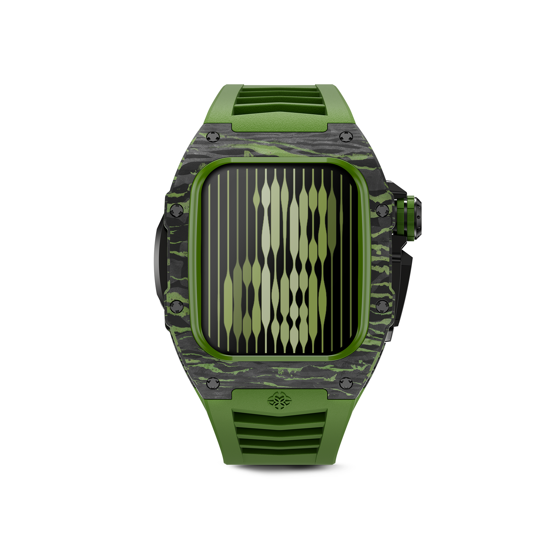 Корпус Golden Concept Apple Watch Case / Racing Sport - Military Green 45 MM