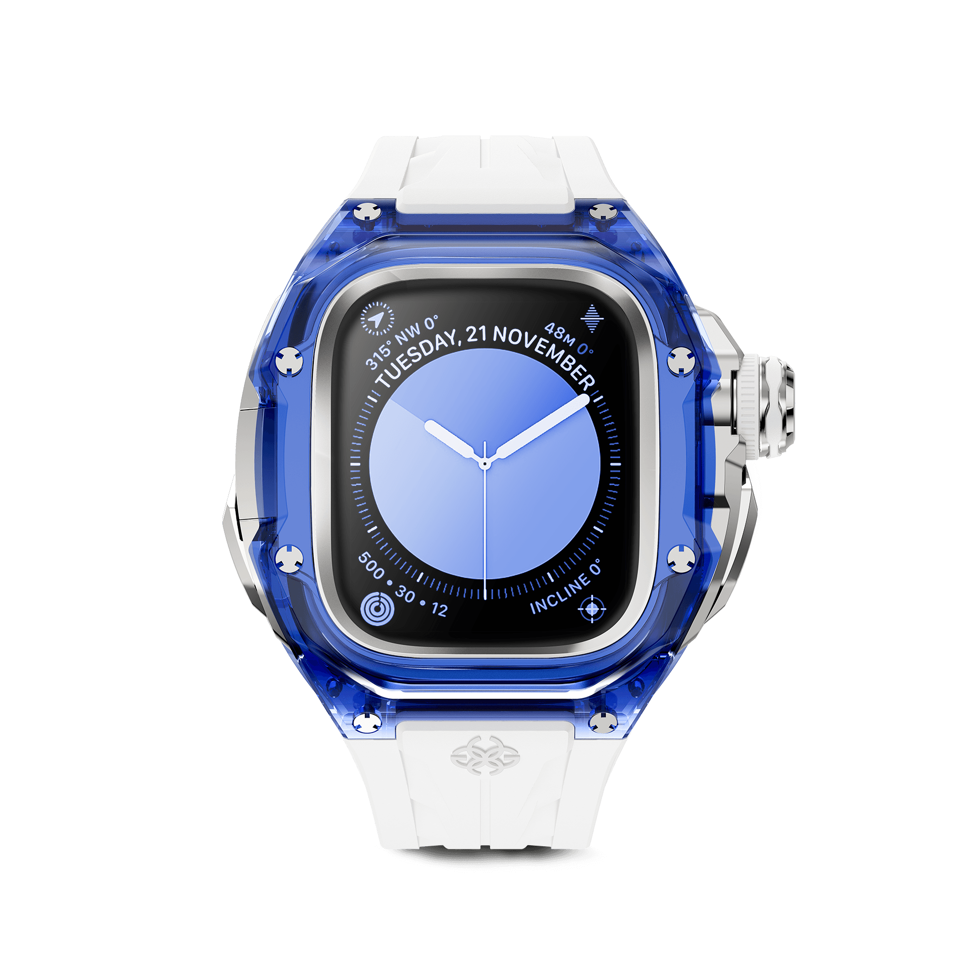 Корпус Golden Concept Apple Watch Case / Racing Sport  - SAPPHIRE BLUE  49 MM