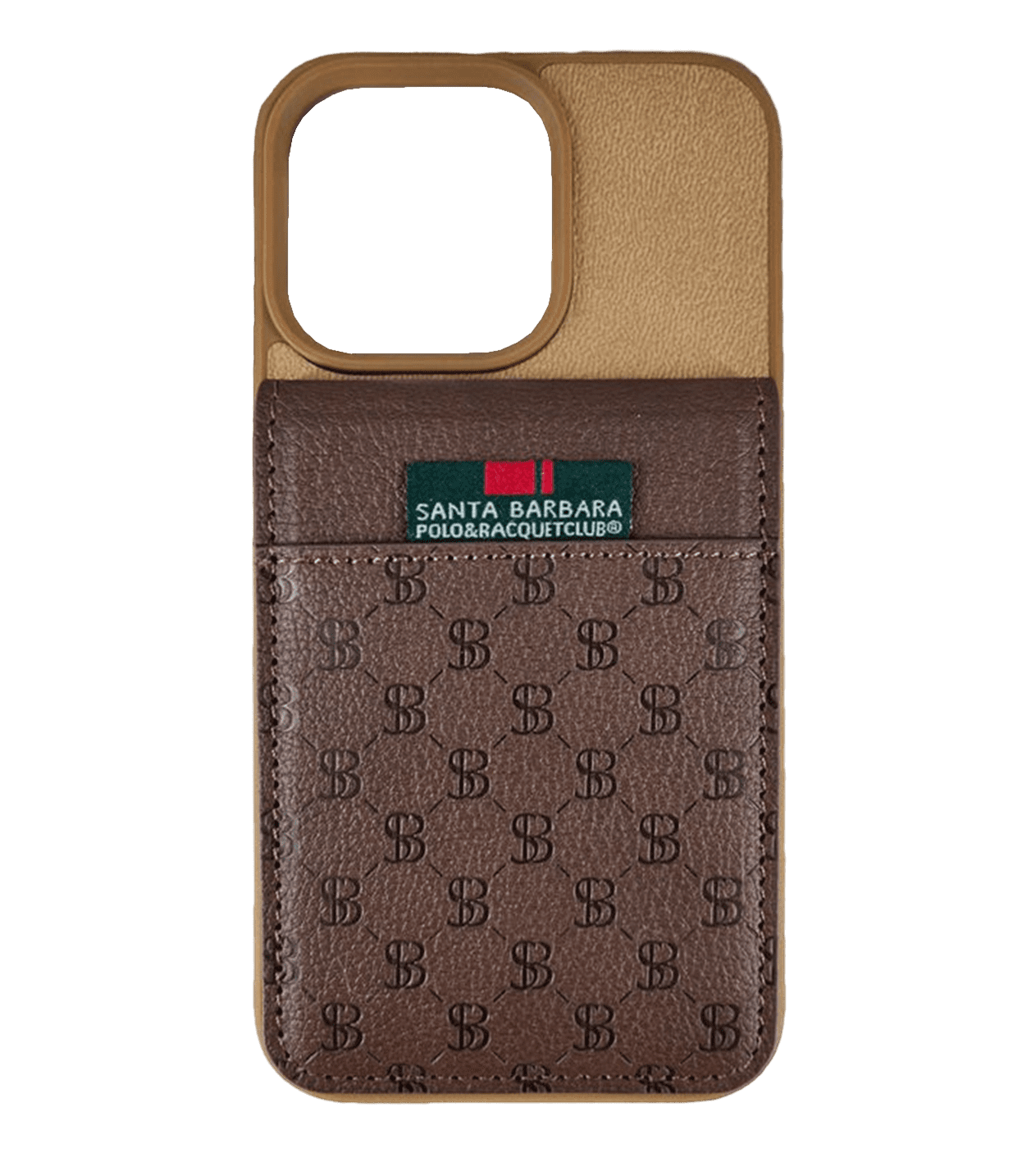 Чехол Santa Barbara Polo & Racquet Club Hulda Series/Wallet For iPhone 14 Pro Max (Brown)