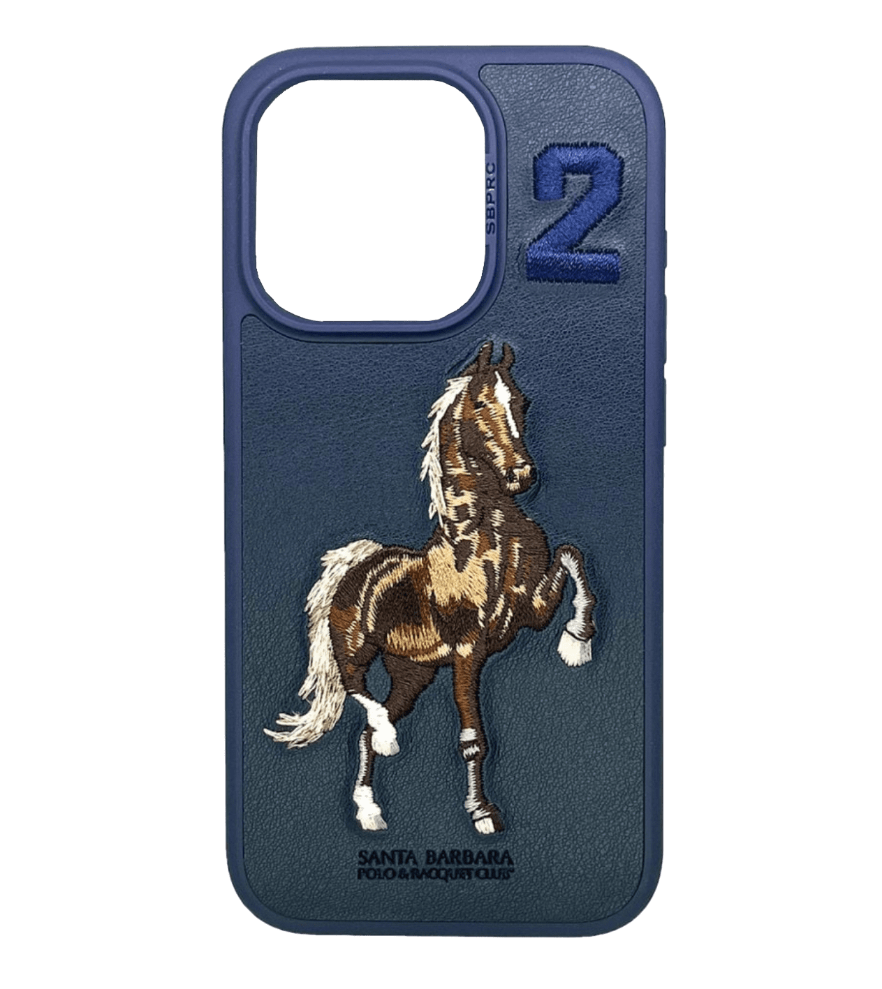 Чехол Santa Barbara Polo & Racquet Club Boris Series For iPhone 15 Pro Max (Blue)