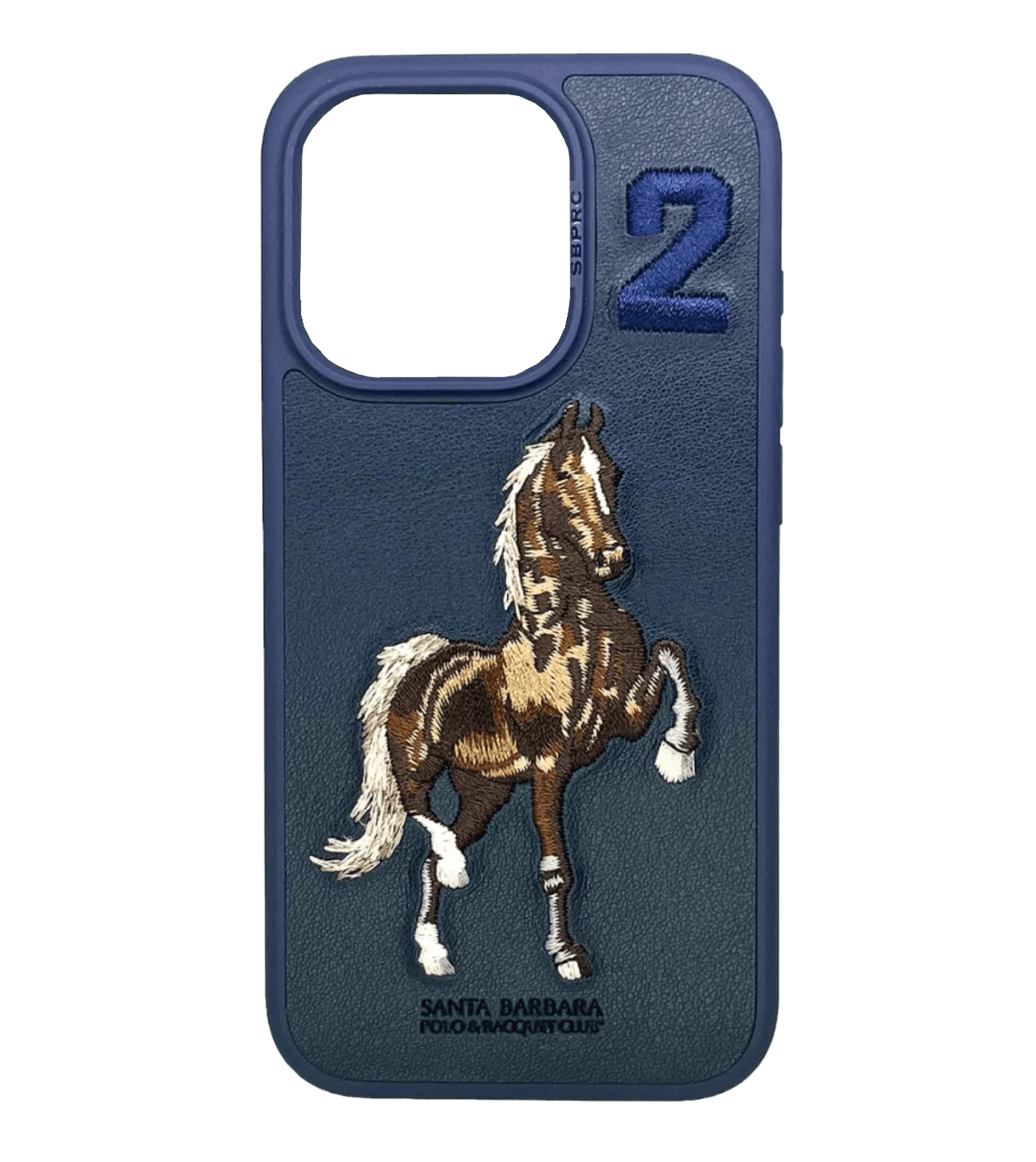 Чехол Santa Barbara Polo & Racquet Club Boris Series For iPhone 15 Pro (Blue