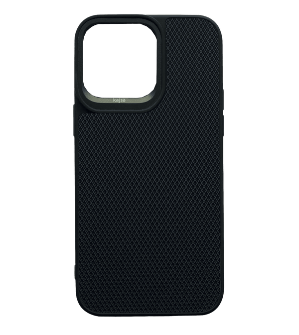 Чехол Kajsa Preppie Collection Dark Series For iPhone 15 Pro Black