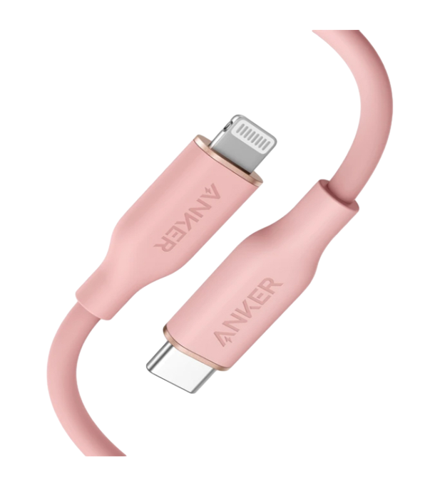 Кабель Anker PowerLine 3 Flow USB-C with Lightning Connector (Pink)