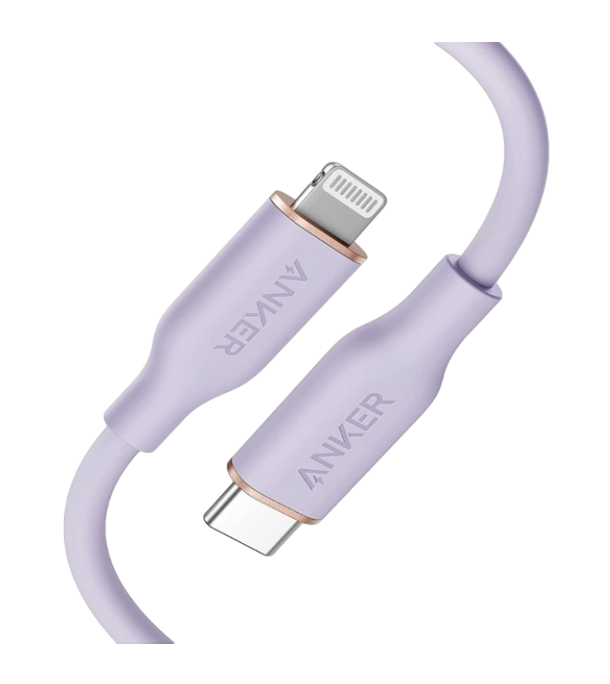 Кабель Anker PowerLine 3 Flow USB-C with Lightning Connector (Purple)