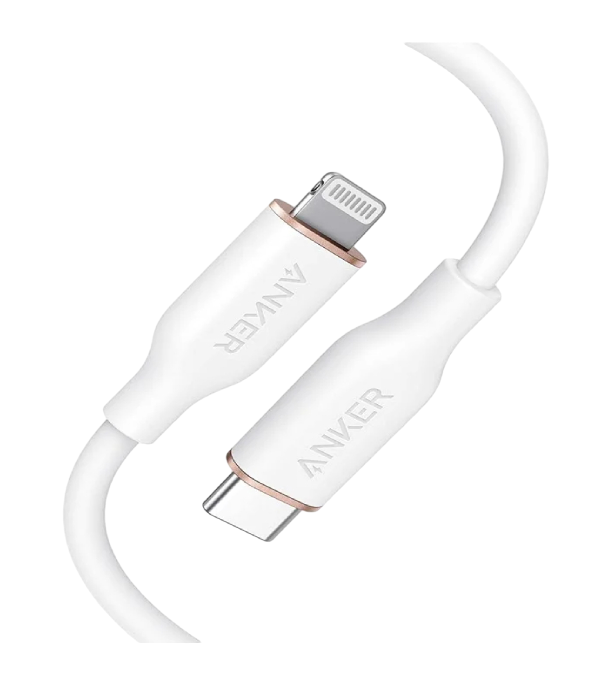 Кабель Anker PowerLine 3 USB-C Cable with Lightning Connector (White)