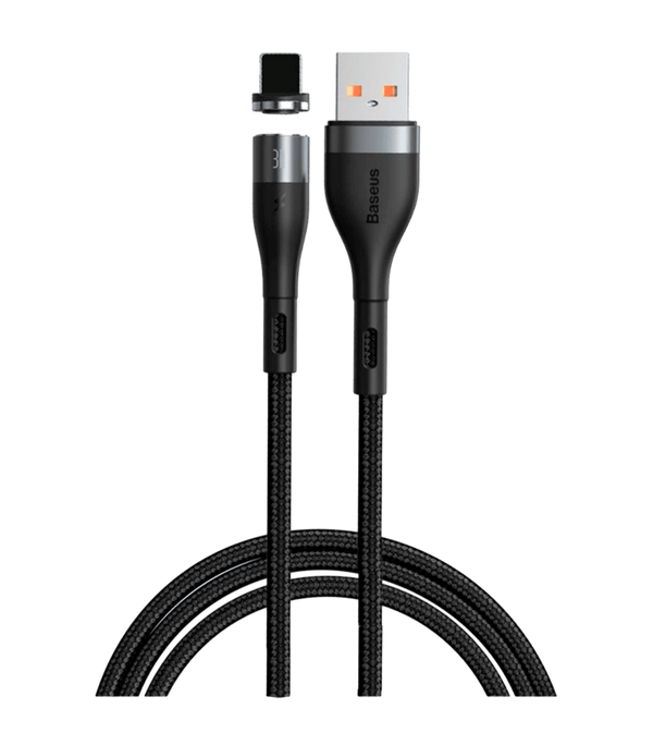 Кабель Baseus Zinc Magnetic Safe Fast Charging Data Cable USB for iP Black