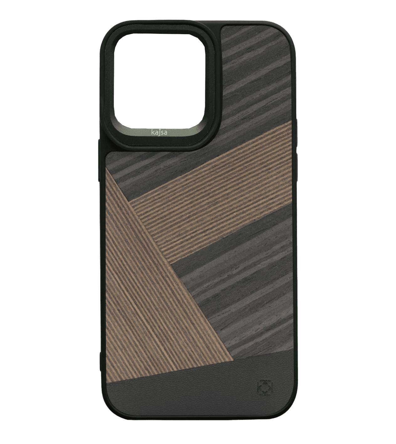 Чехол Kajsa Outdoor Collection Tangram For iPhone 15 Pro Black-Brown