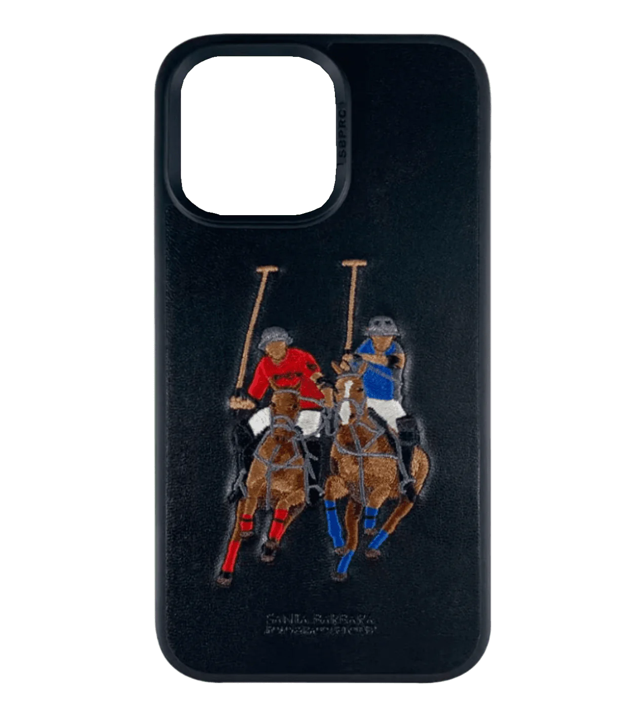 iPhone 14 Pro uchun Santa Barbara Polo va Racquet Club Jocket Series sumkasi (Qora)