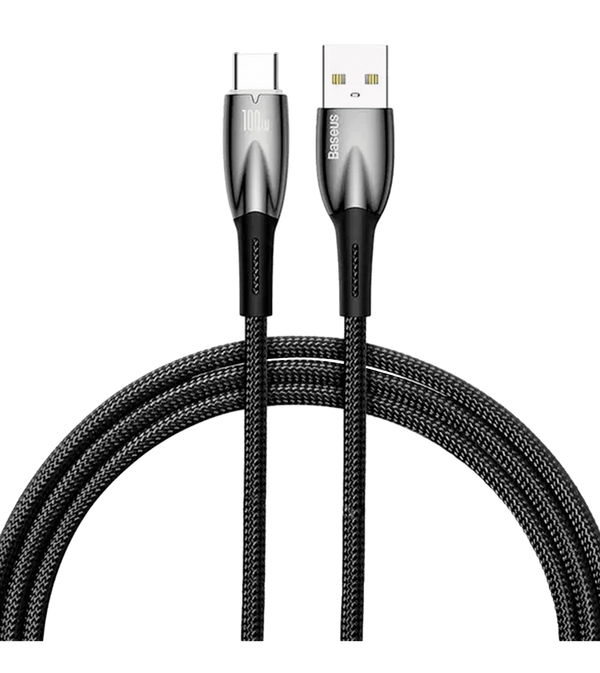 Кабель Baseus Crystal Glimmer Series Fast Charging Data Cable USB to Type-C 100W