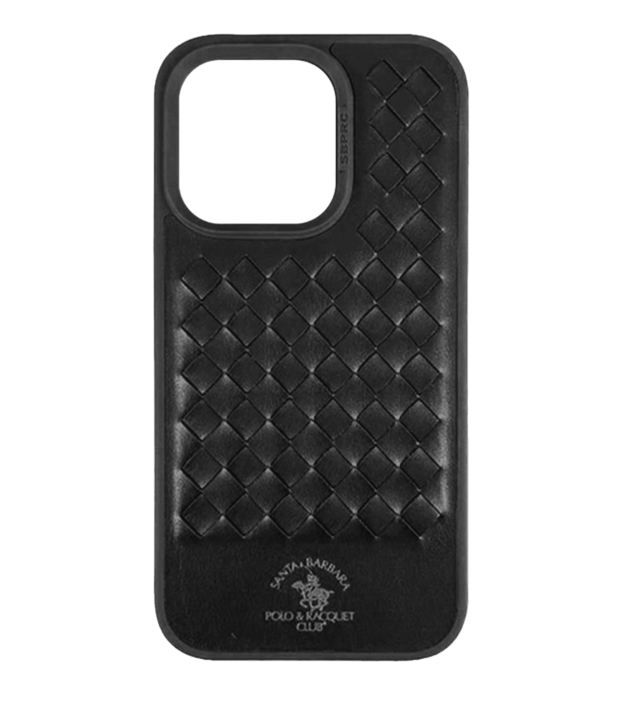 iPhone 15 Pro Max uchun Santa Barbara Polo &amp; Racquet Club Ravel seriyali sumkasi (qora)