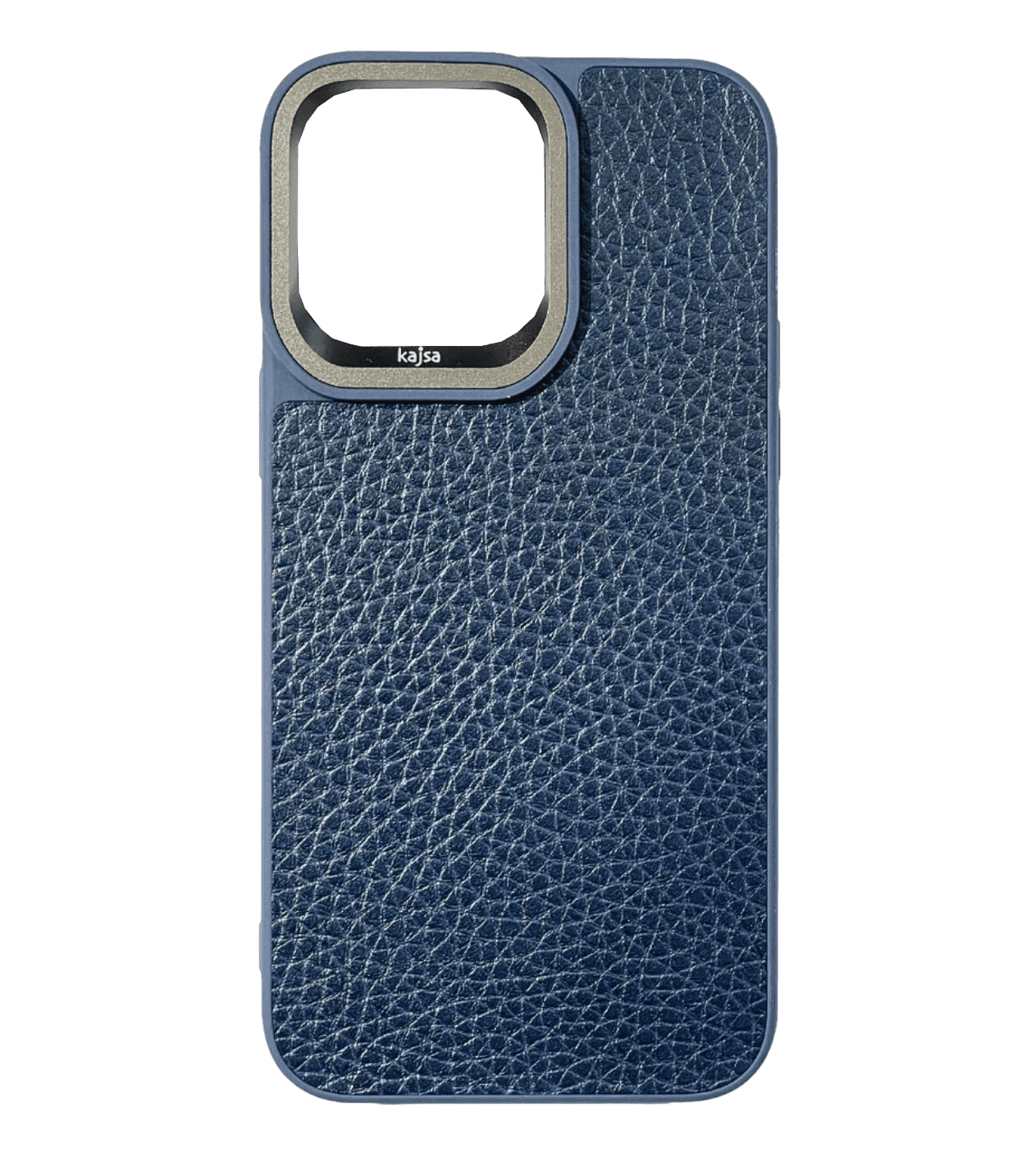 Чехол Kajsa Genuine Leather Togo Litchi Pattern For iPhone 15 Pro Max Blue