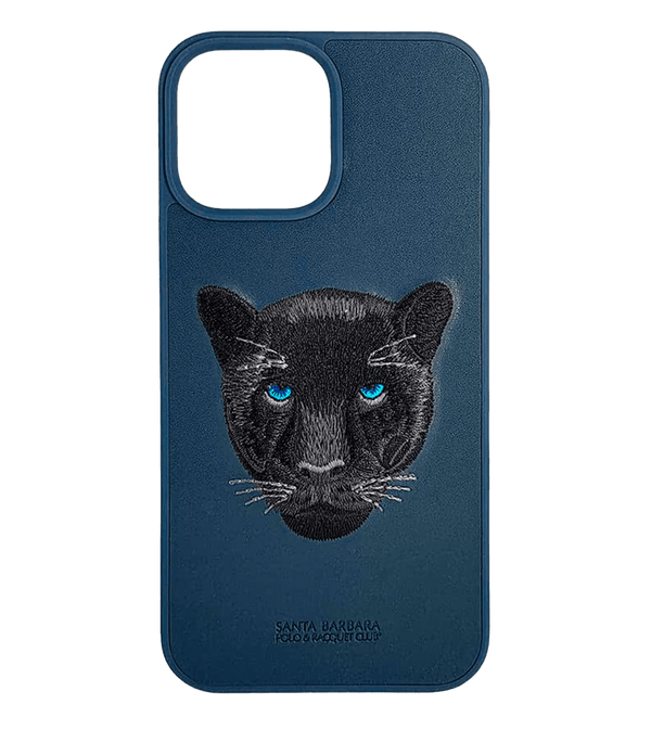 Чехол Santa Barbara Polo & Racquet Club Savanna Series/Panther For iPhone 14 (Blue)