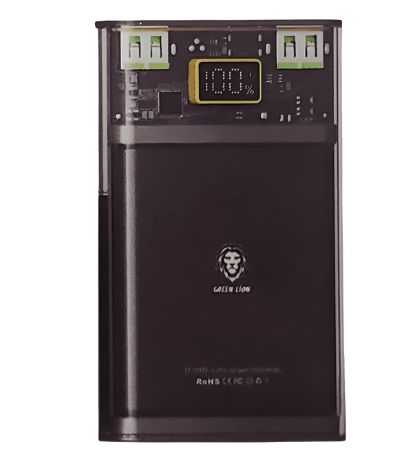 Внешний аккумулятор Green Lion Super Fast Transparent Power Bank 20000mAh
